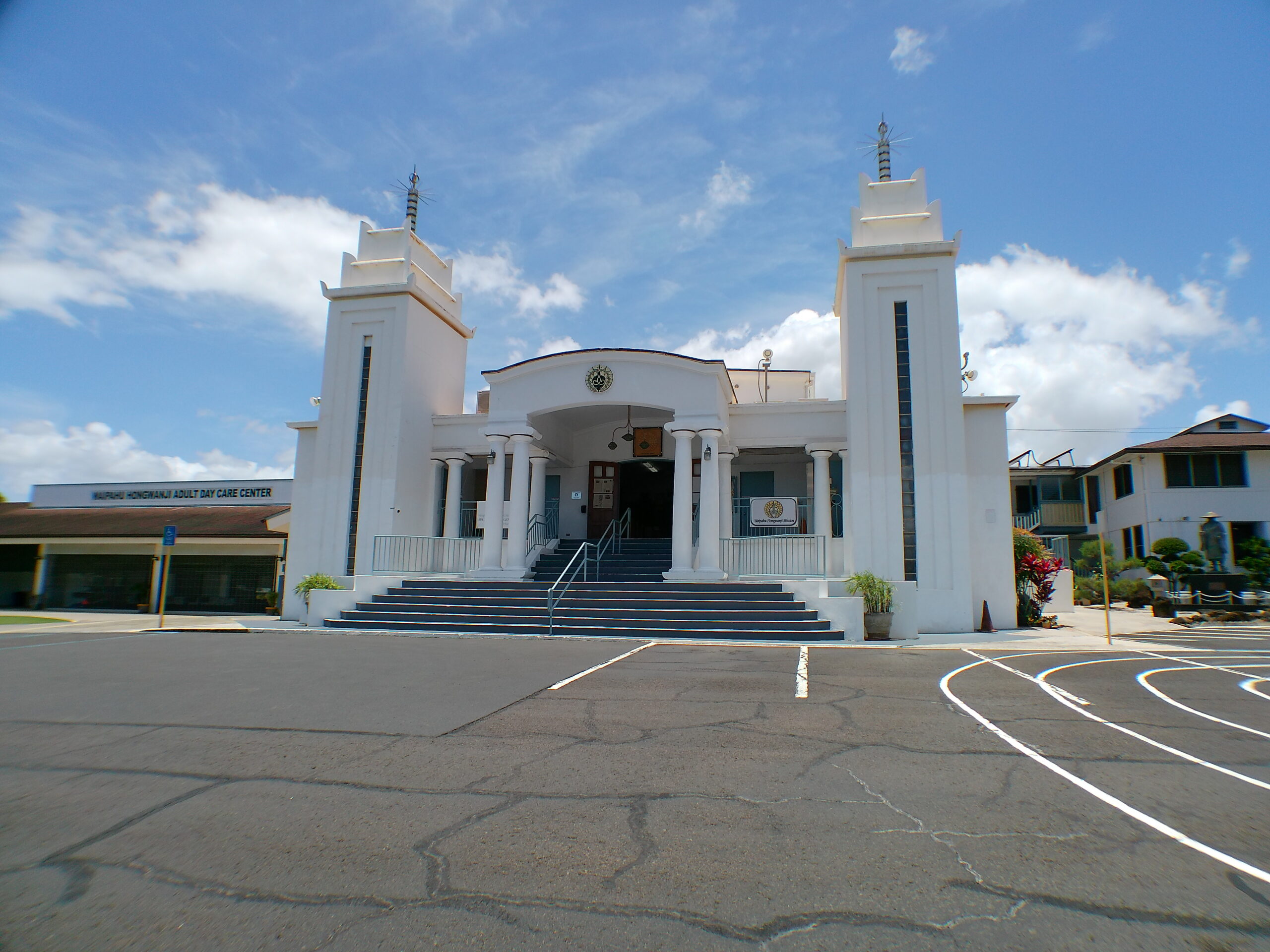 Temple front